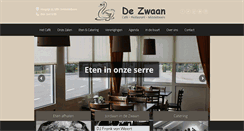 Desktop Screenshot of cafedezwaan.nl